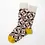 Miniatura: Geometric Brown Socks