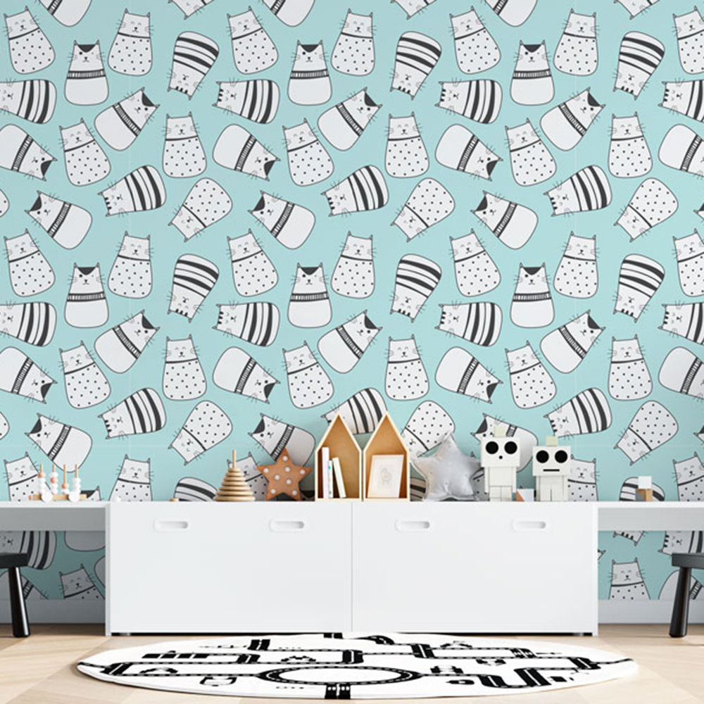 Miau Miau - Azul Pastel