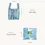 Miniatura: Saco de compras Ecológico Reutilizável Denim Moon
