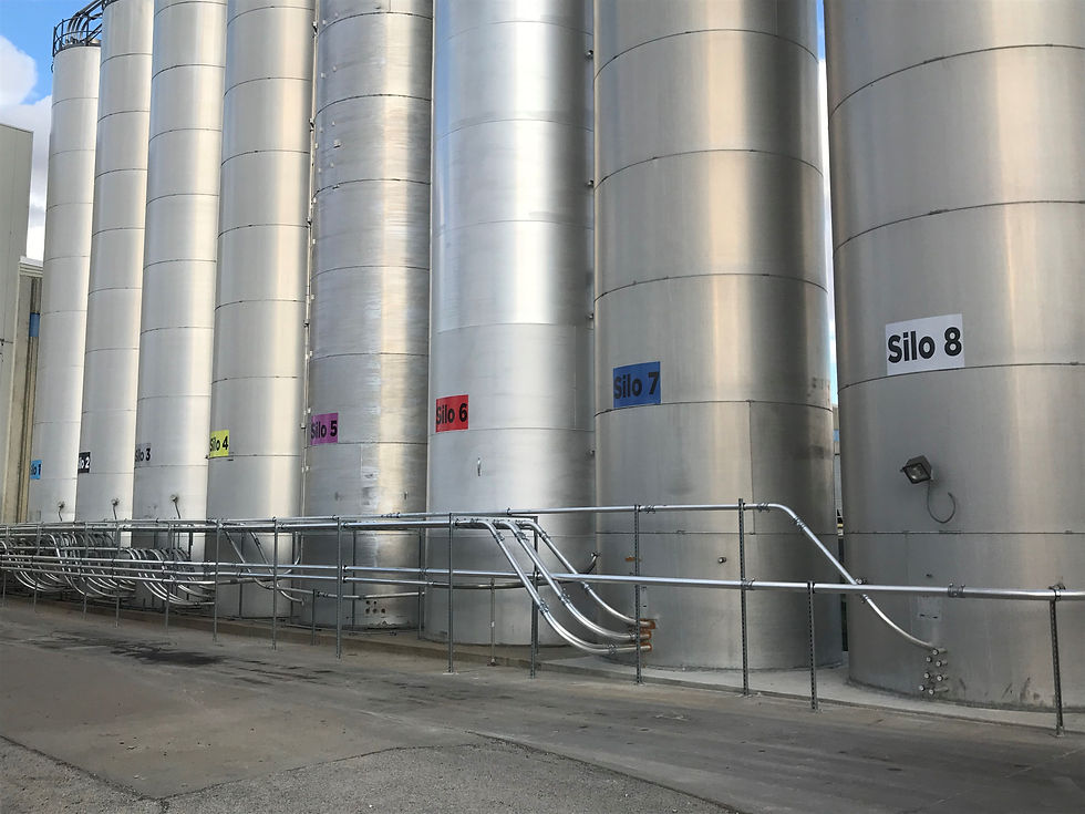 Silo signage