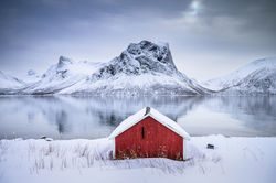 Red Hut & Fjord, Bergsbotn -Commended