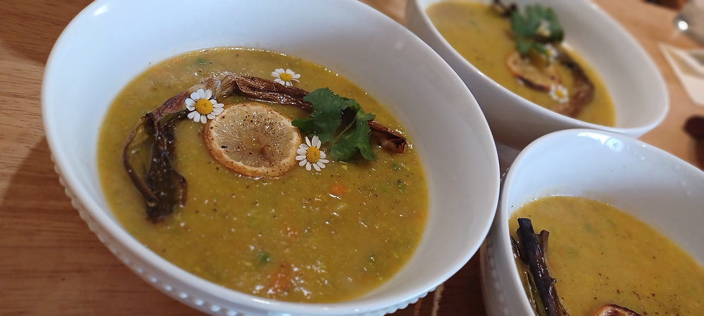 Spring Chowder Chamomile Spring Veggie Chowder #SundayFunday