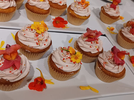 Hibiscus Triple Lemon Cupcakes #FoodieReads