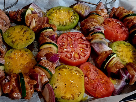 Tavuk Şiş (Turkish Chicken Kabobs) #MoviesandMunchies