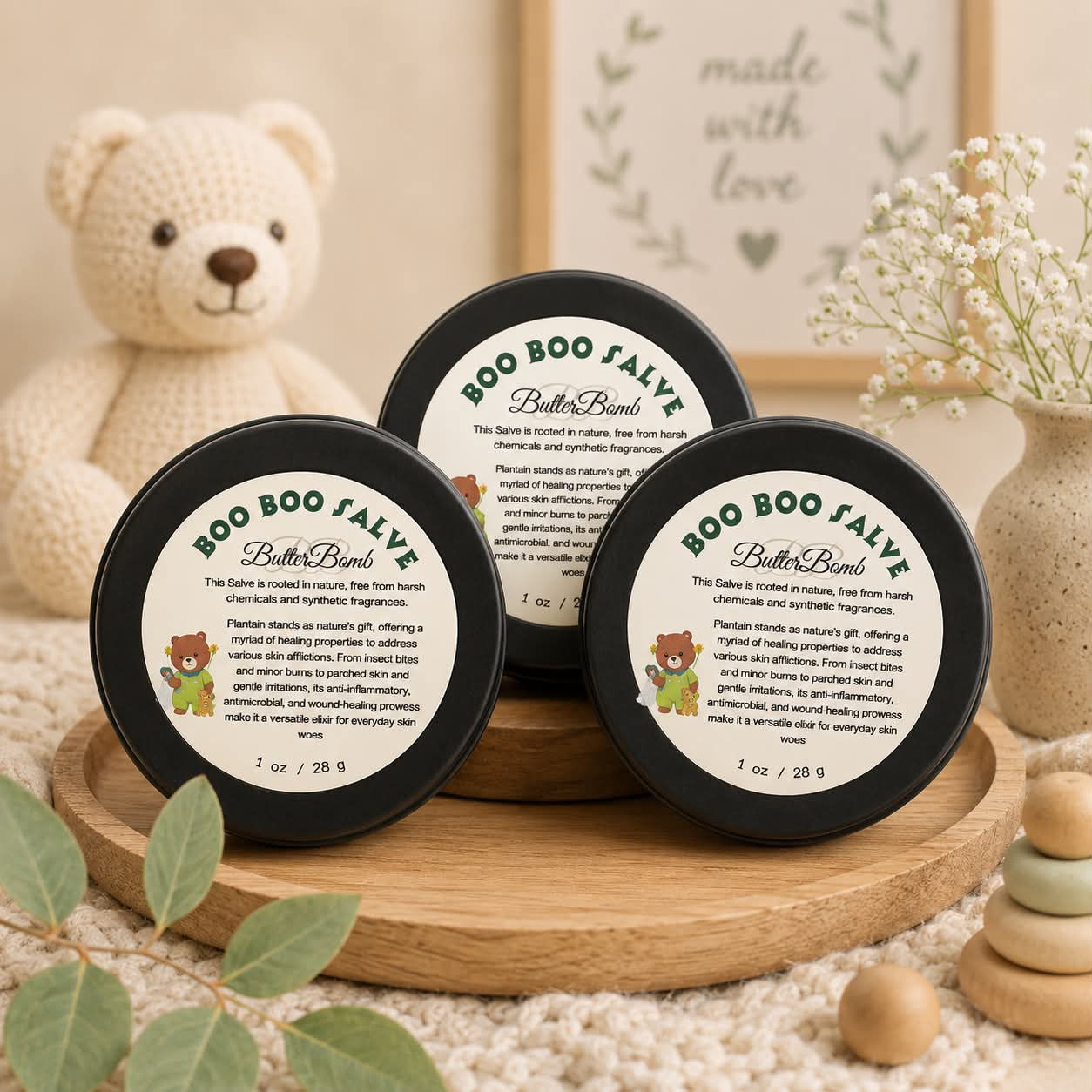 Boo Boo Salve — Natural Comfort for Life’s Little Scrapes & bites