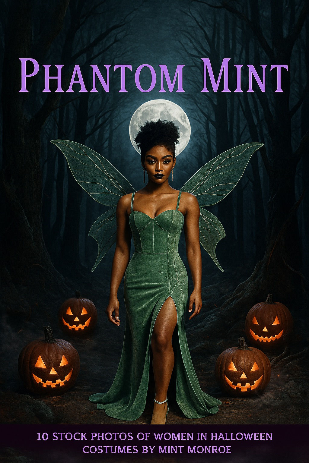Phantom Mint (10 Stock Images Of Women In Halloween Costumes)