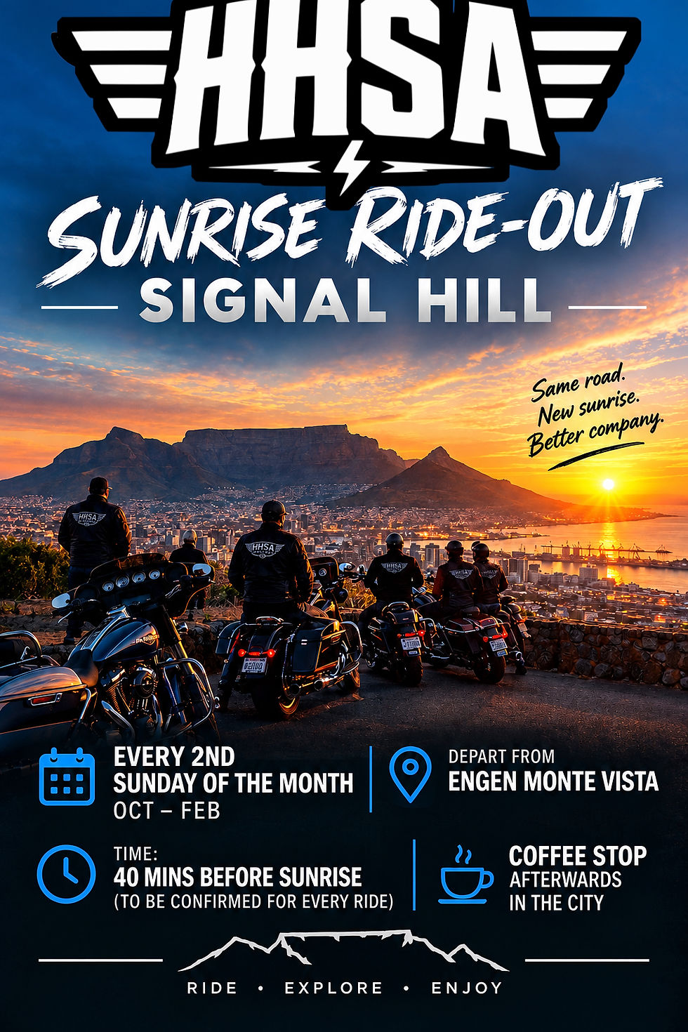 HHSA Cape Town- Summer Sunrise Rides