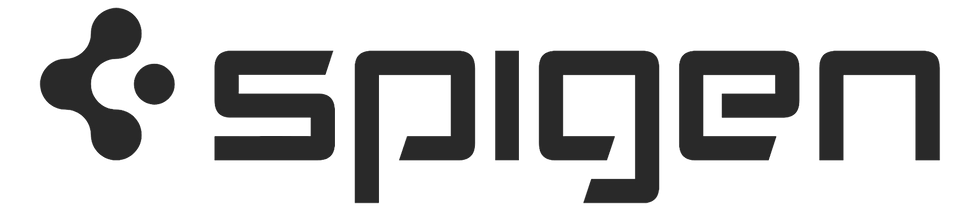 spigen black logo transparent