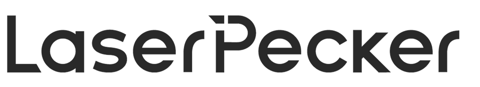 LaserPecker black logo transparent