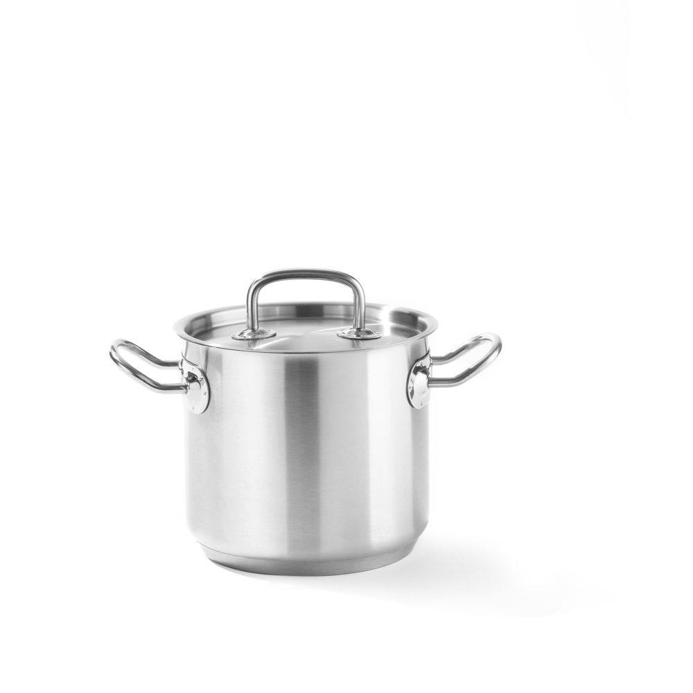 Oala inalta cu capac, inox 18/10, ØxH: 280x220 mm, 13.5 Litri, KITCHEN LINE