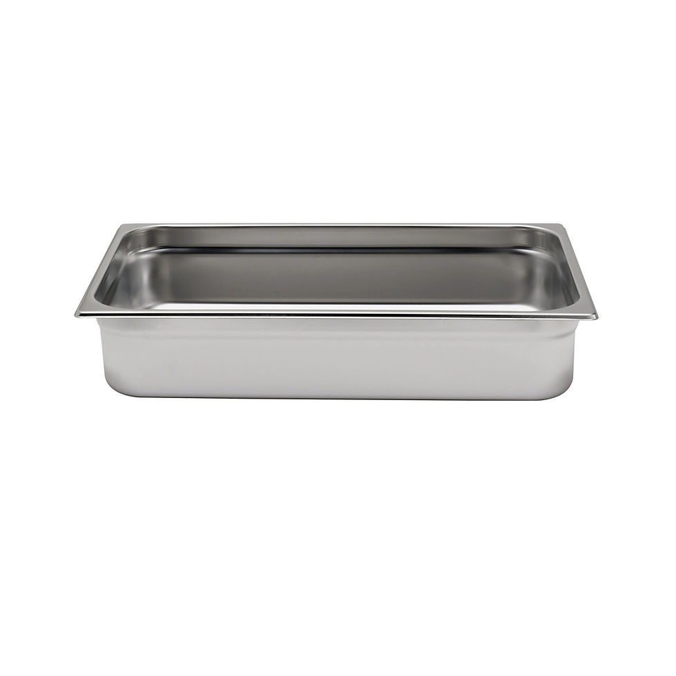Cuva GN2/4, 530x162x100 mm, inox AISI 304 18/10, grosime 0,7 mm, 5,8 litri PROFI LINE