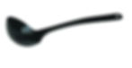 563755, Lingura servire adanca/polonic, 300 mm, 140 ml, plastic negru rezistent termic, hendi, hendi romania, hendi bucuresti