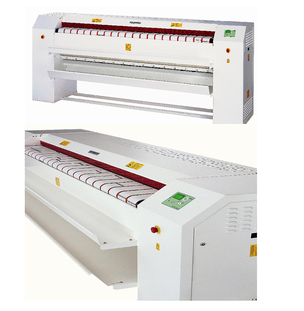 Calandru electric automat cu banda si tambur Nomex 2500x400 mm, 37,2 kW, 380 V, GrandipiantiCalandru electric automat cu band