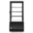 Vitrina rece, negru, 98 litri, 0°C-12°C, 190 W, 4 rafturi, 452x406x1116mm