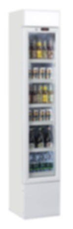 CH DC 105, Vitrina refrigerare SLIM WHITE, caseta luminoasa, 105 litri, Vitrina refrigerare SLIM WHITE, caseta luminoasa