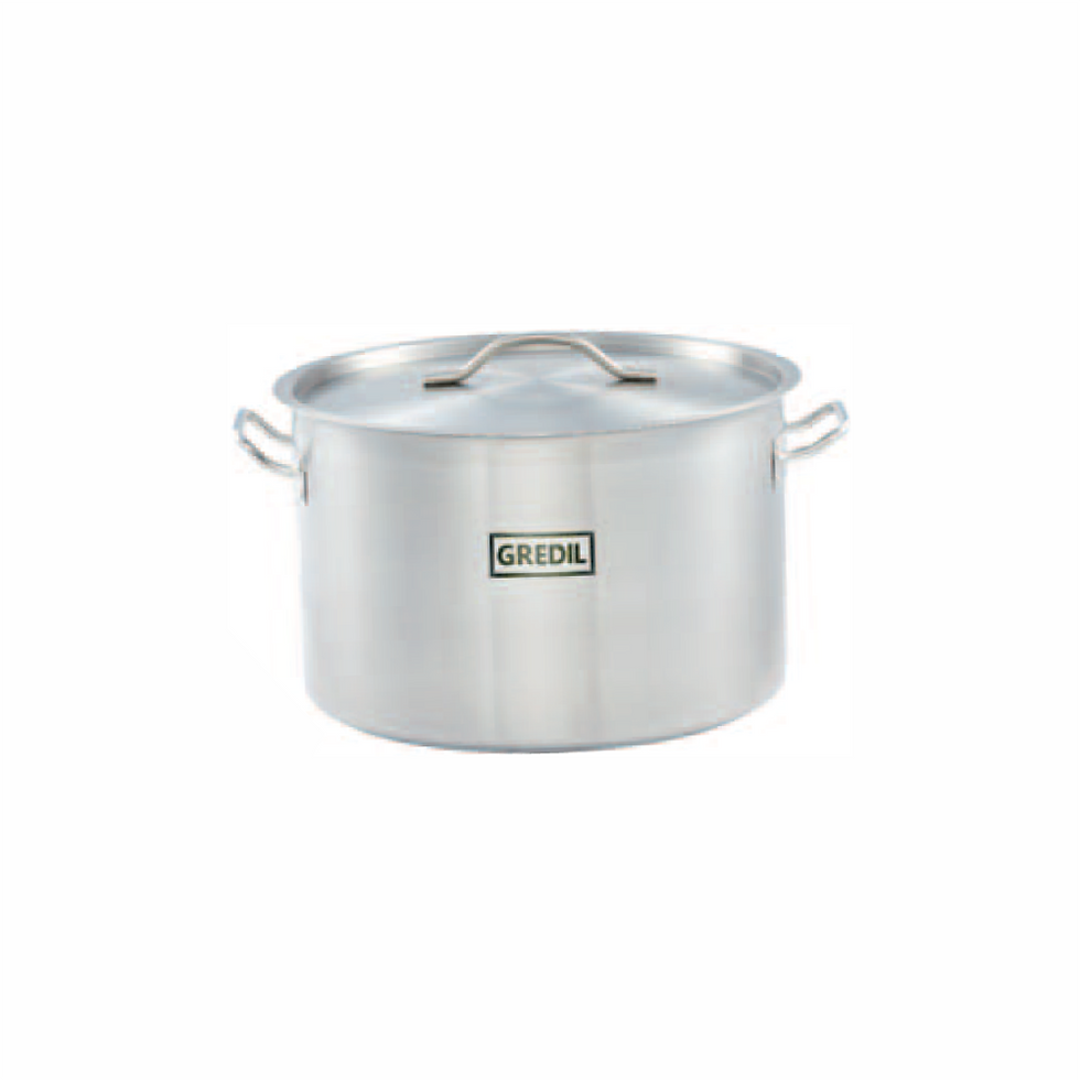 ST 012285, Oala medie inox cu capac 11,1 Litri, ØxH: 280x180 mm, oale profesionale horeca