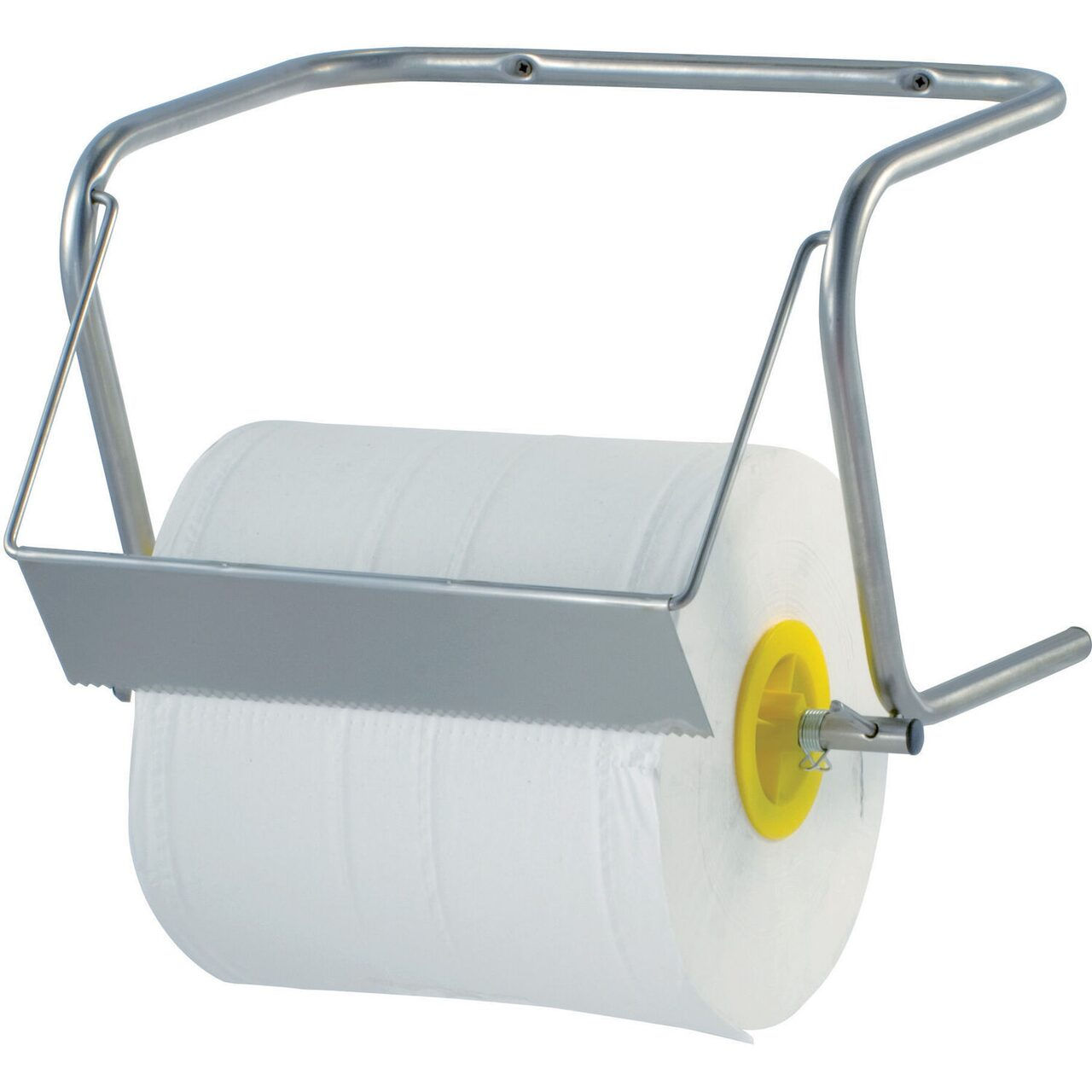 Dispenser industrial din inox pentru role prosop de hartie Ø350x(H)300 mm.