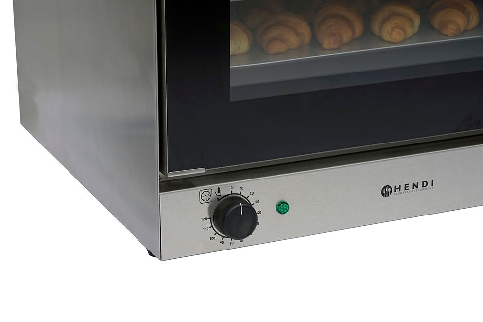 Miniatură: HE 227060, Cuptor electric cu convecţie, 4 tăvi 438x315mm, 595x615x570 mm