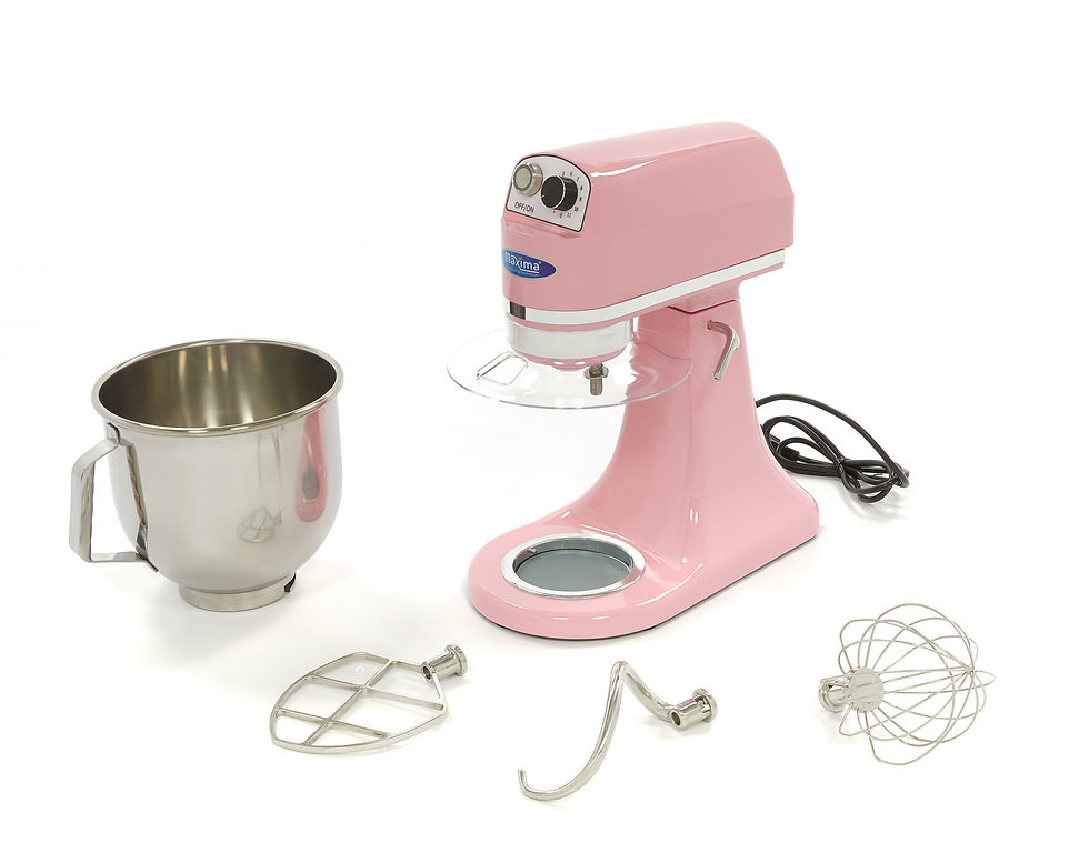 Miniatură: 09300151, Mixer planetar 7 l, "Pastel Pink", 11 viteze (100-938rpm), 350W, mixer planetar roz, maxima romania, uitlaje horeca
