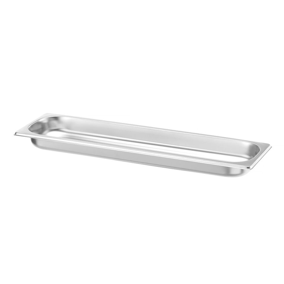 Cuva GN2/4, 530x162x40 mm, inox AISI 304 18/10, grosime 0,7 mm, 2,5 litri PROFI LINE