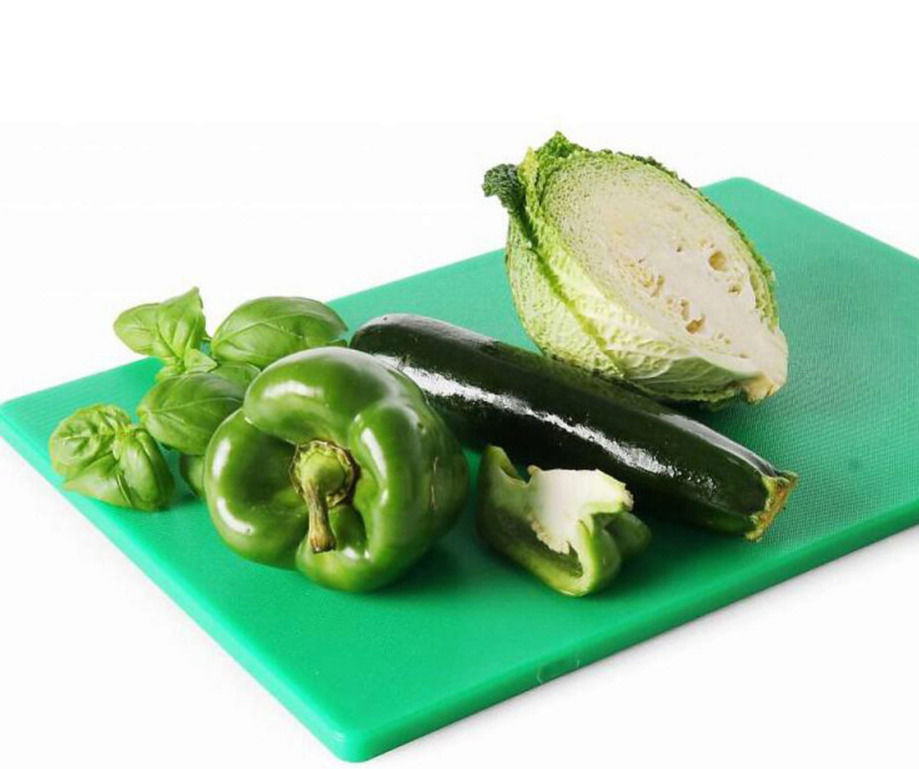 Tocator polietilena cu doua fete, Verde , 450x300x13 mm