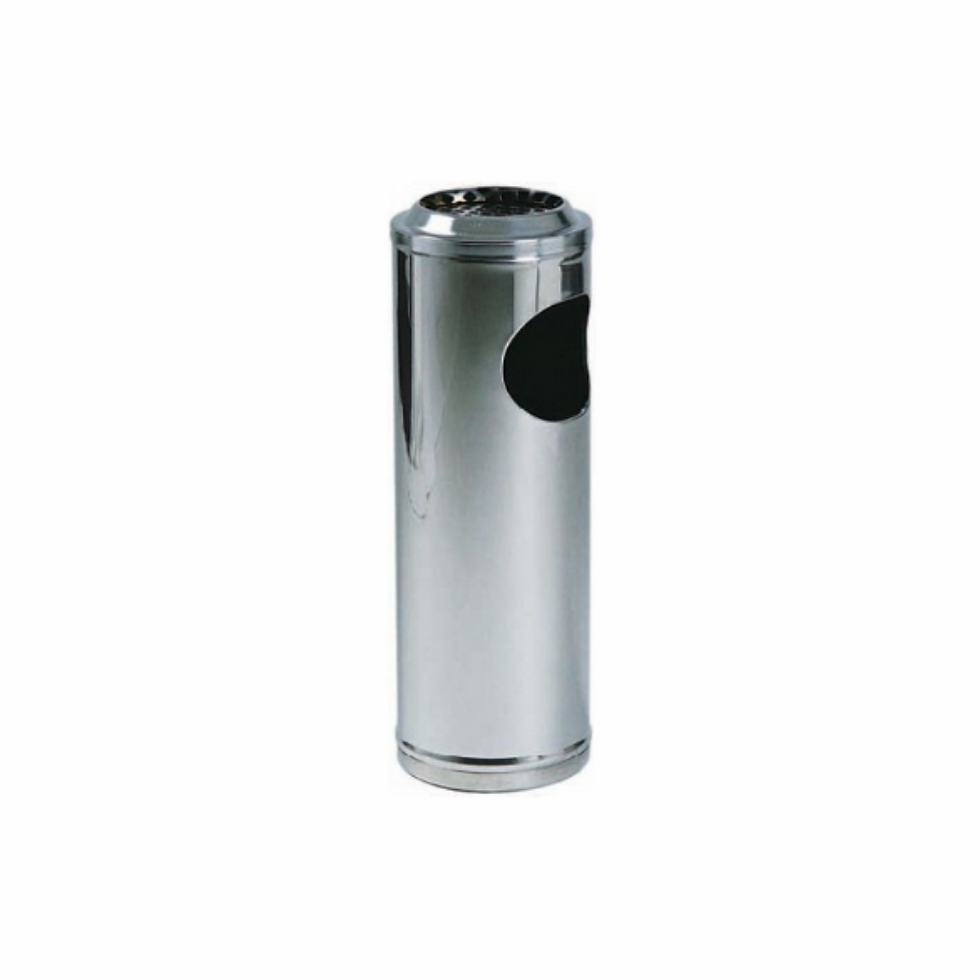 FG AV 4651, Scrumiera inalta, cu cos gunoi, inox, h 700mm, Ø250mm