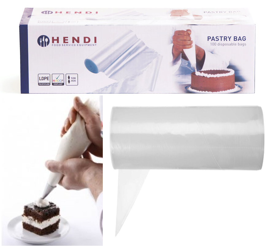 Set 100 Pungi Cofetarie LDPE Transparent, 80 microni, 530x285 mmSet 100 Pungi Cofetarie LDPE Transparent, 80 microni, 530x285