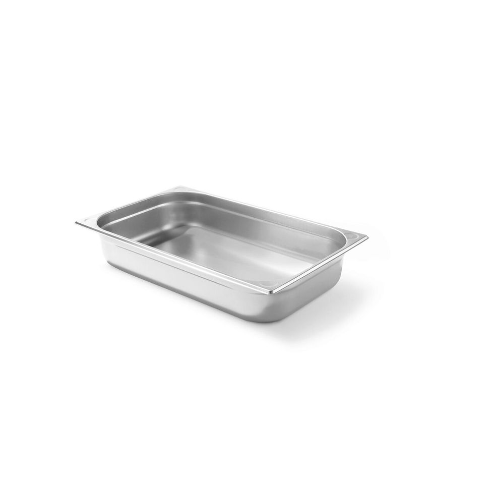 Cuva GN1/1, 530x325x100 mm, inox AISI 201, grosime 0,6 mm, 14 litri KITCHEN LINE