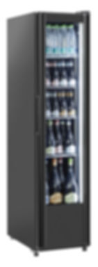 CH RC 300B, Vitrina refrigerare SLIM BLACK, 1 usa batanta din sticla, 300 l, Vitrina refrigerare SLIM BLACK, 1 usa batanta