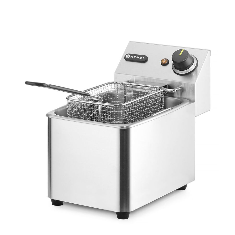 Friteuza electrica 4 litri de banc, 3,0 kW, 230 V, 217x400x290 mm