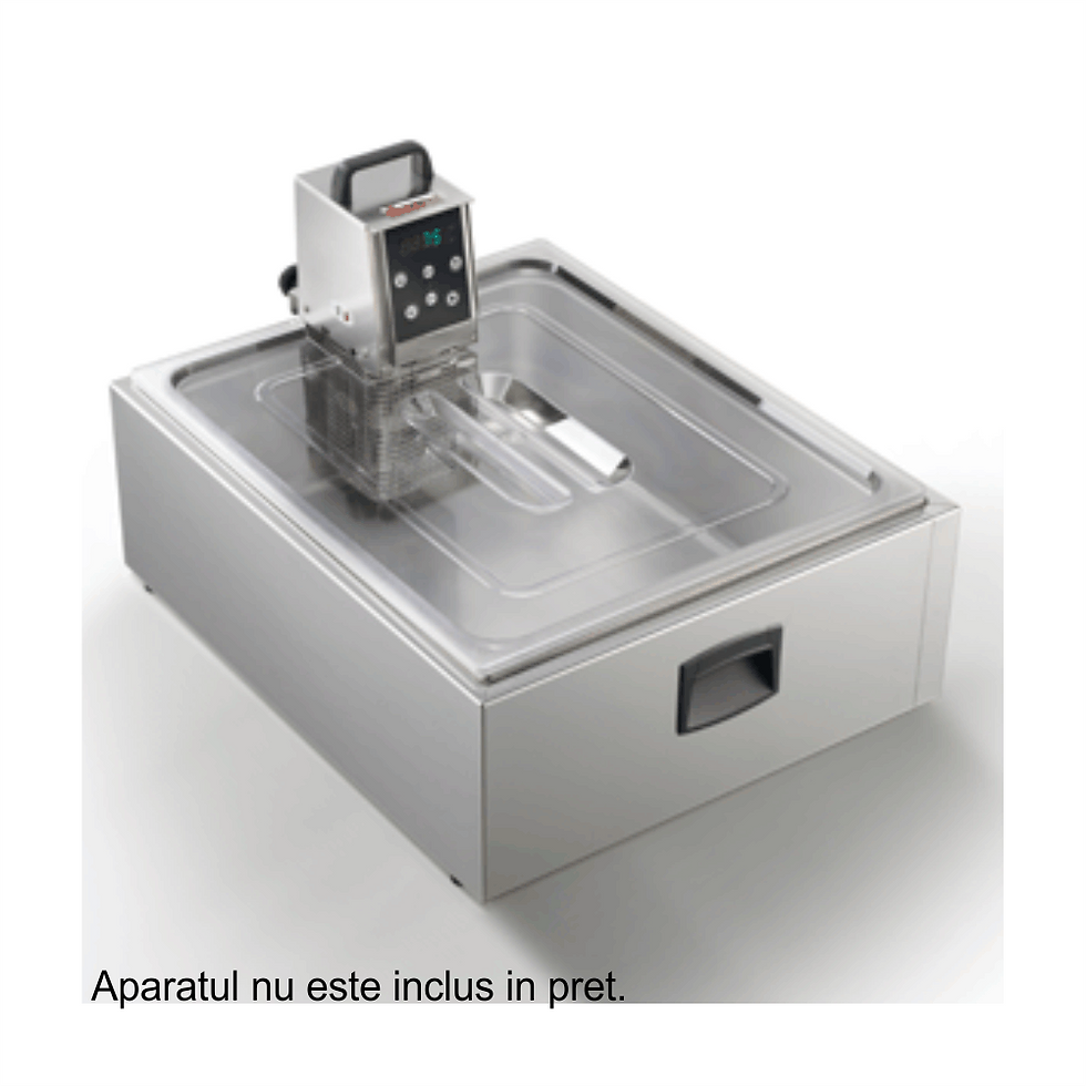 69062500, sirman romania, import sirman, sirman, horeca, bucuresti, Cuva inox GN2/1 si capac decupat pt. aparat Sous Vide