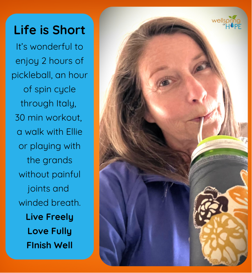When you've lived over 60 decades, feeling robust and energized is the best feeling in the world!