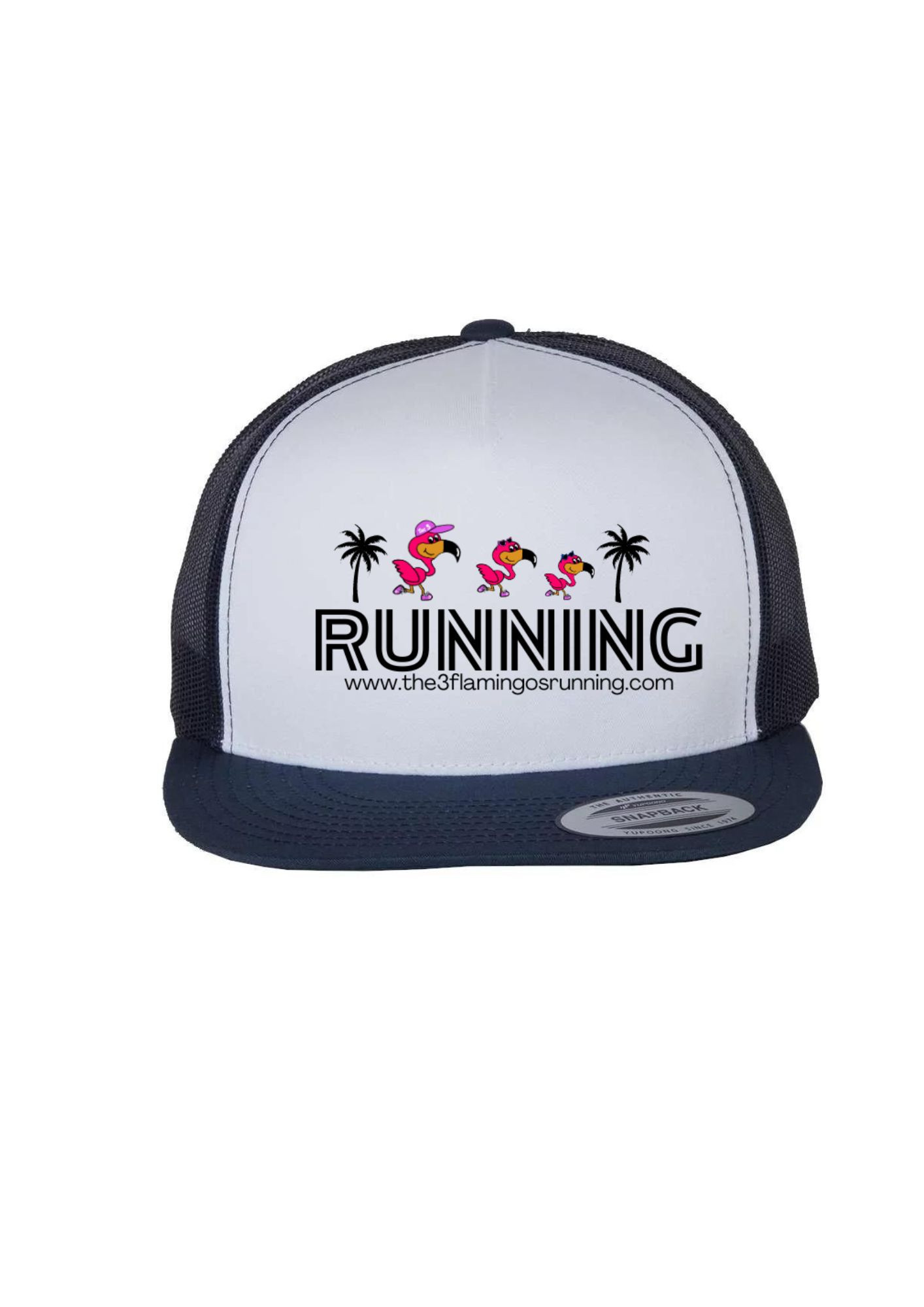 3 Flamingos Trucker Hat