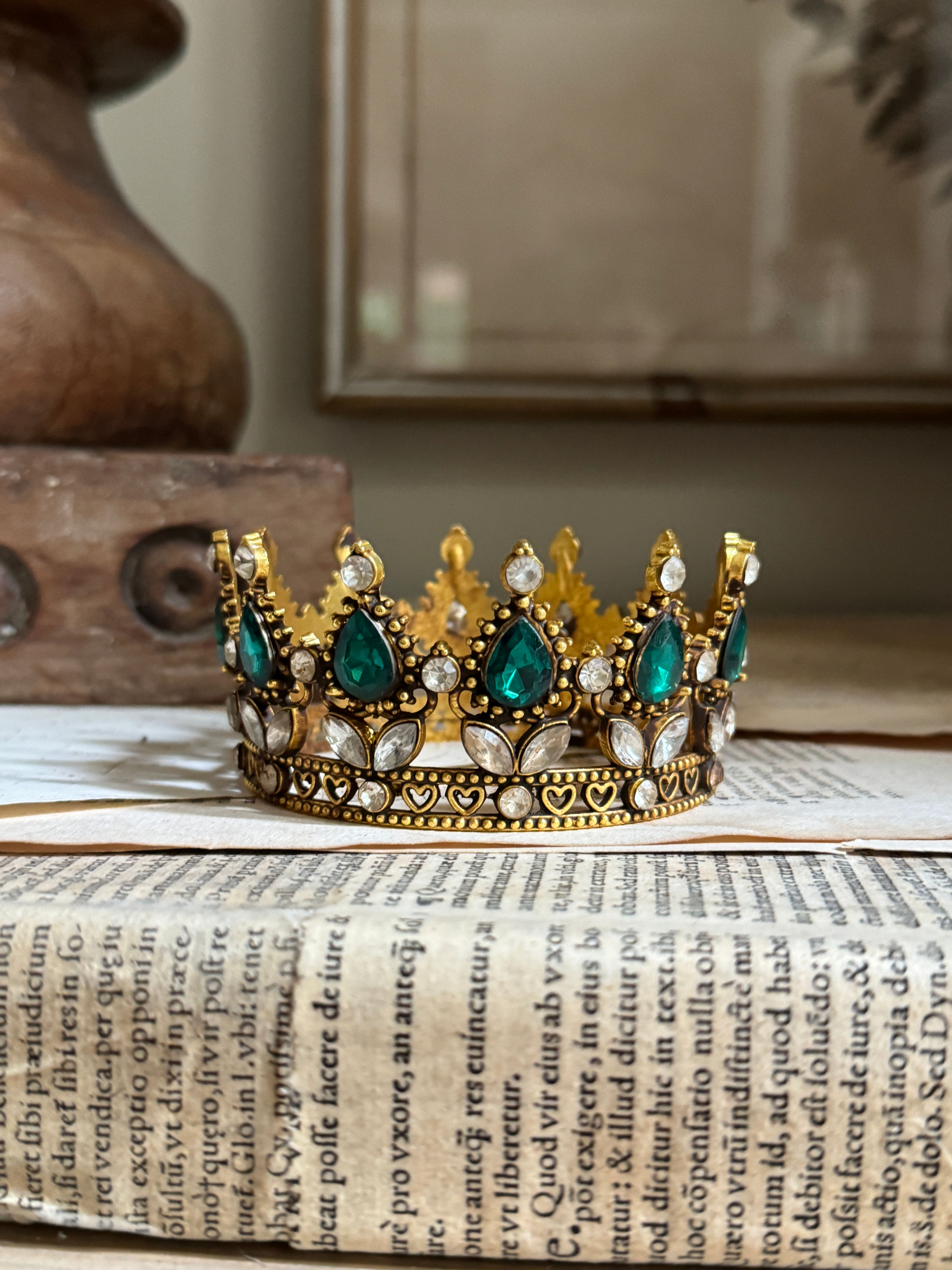Green Gem Princess Small Crown 