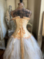 Thumbnail: Apricot Three Bow Corset