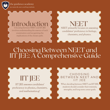 Choosing Between NEET and IIT JEE: A Comprehensive Guide