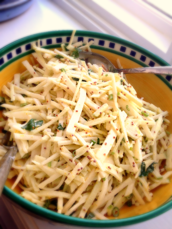 Kohlrabi and Jicama Remoulade