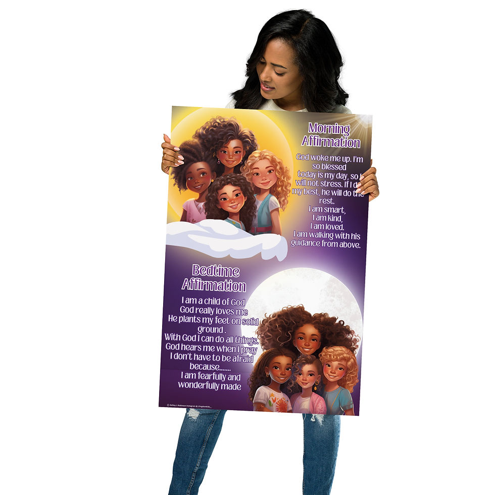 Thumbnail: Godly Affirmation Poster for Girls
