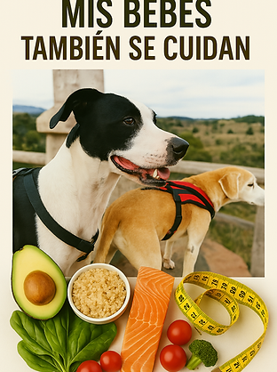 perritos que se cuidan con comida sana