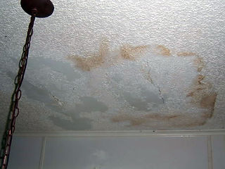 Efflorescence on wall