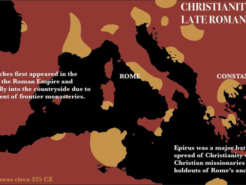 Map of the Month: Christianity in the Late Roman Empire