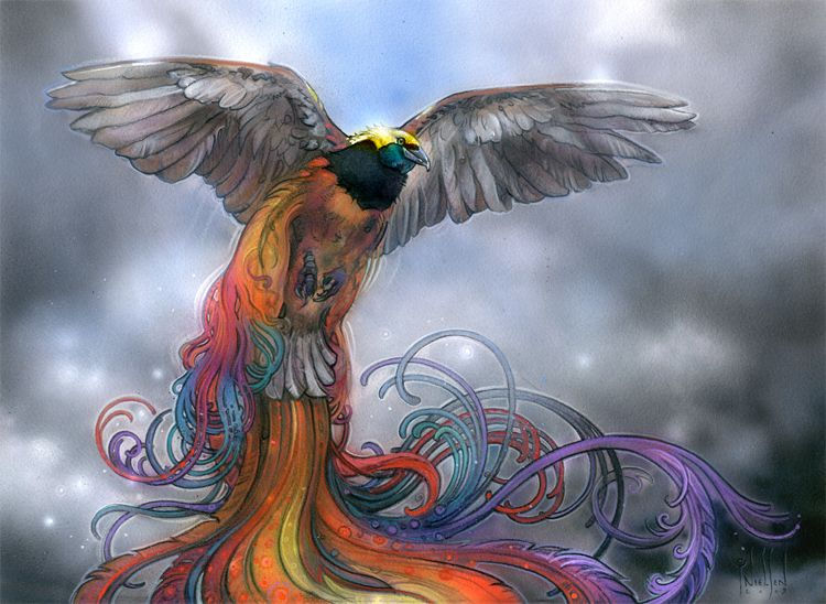 Bird of Paradise Totem