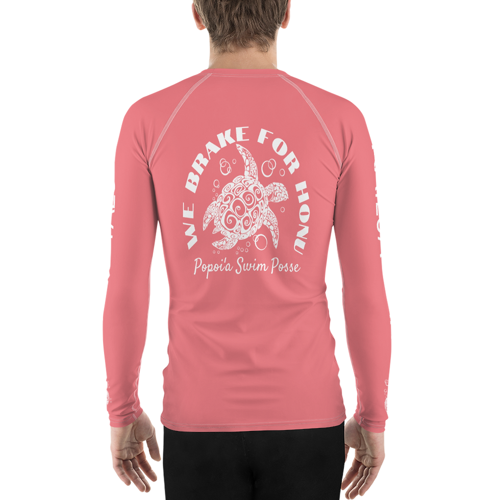 Thumbnail: CORAL w/ White Font "We Brake For Honu"