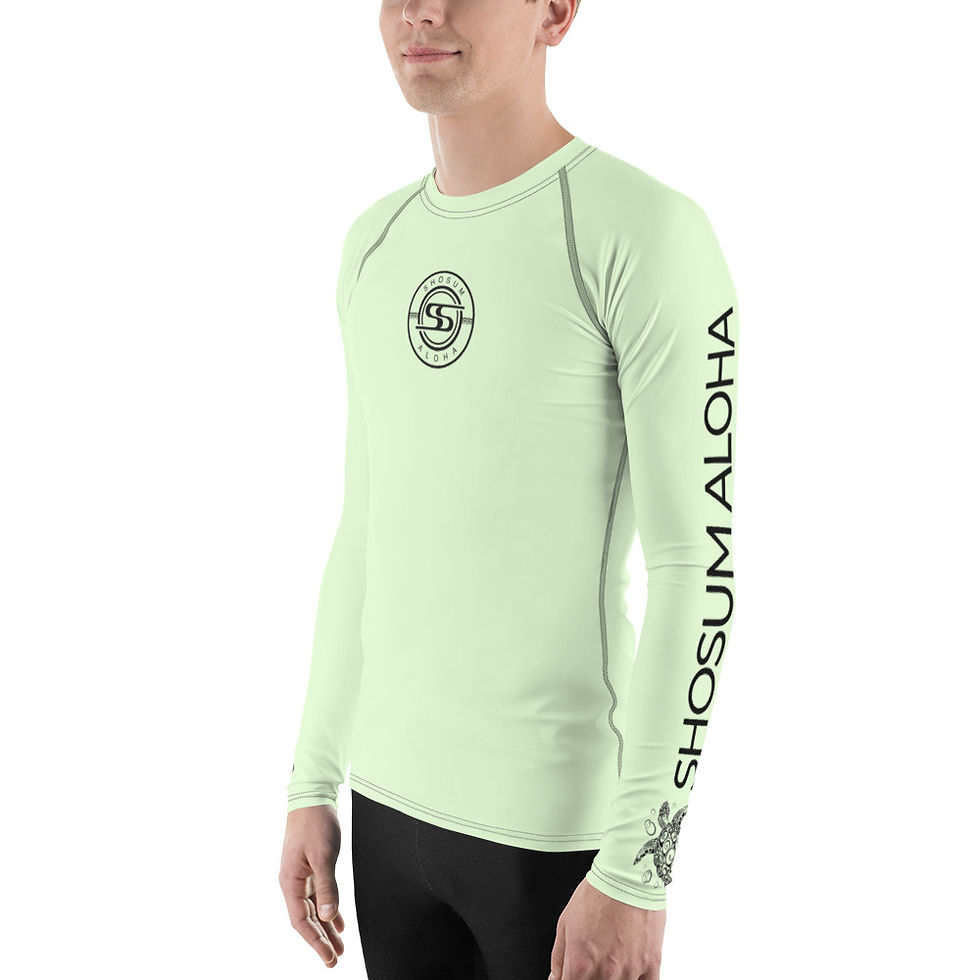 Thumbnail: MINT w/ Black Font "We Brake For Honu"
