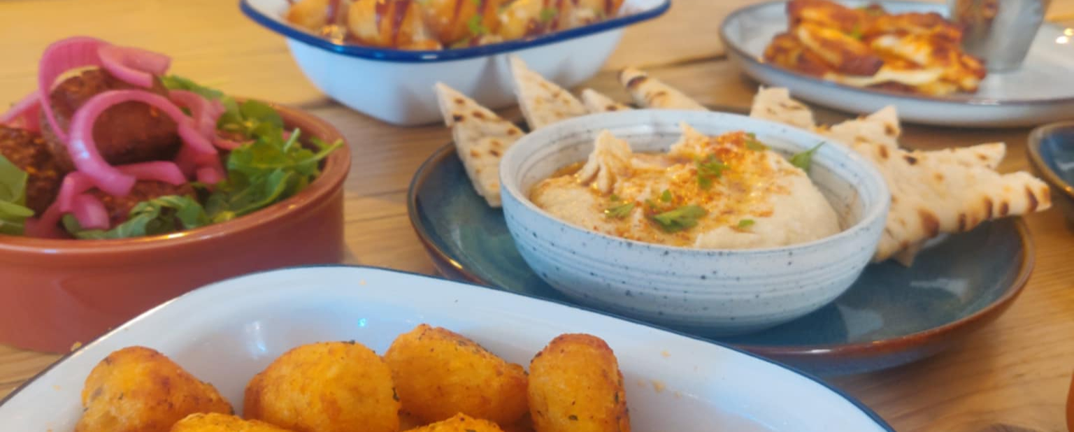 Arranged Food and Objects