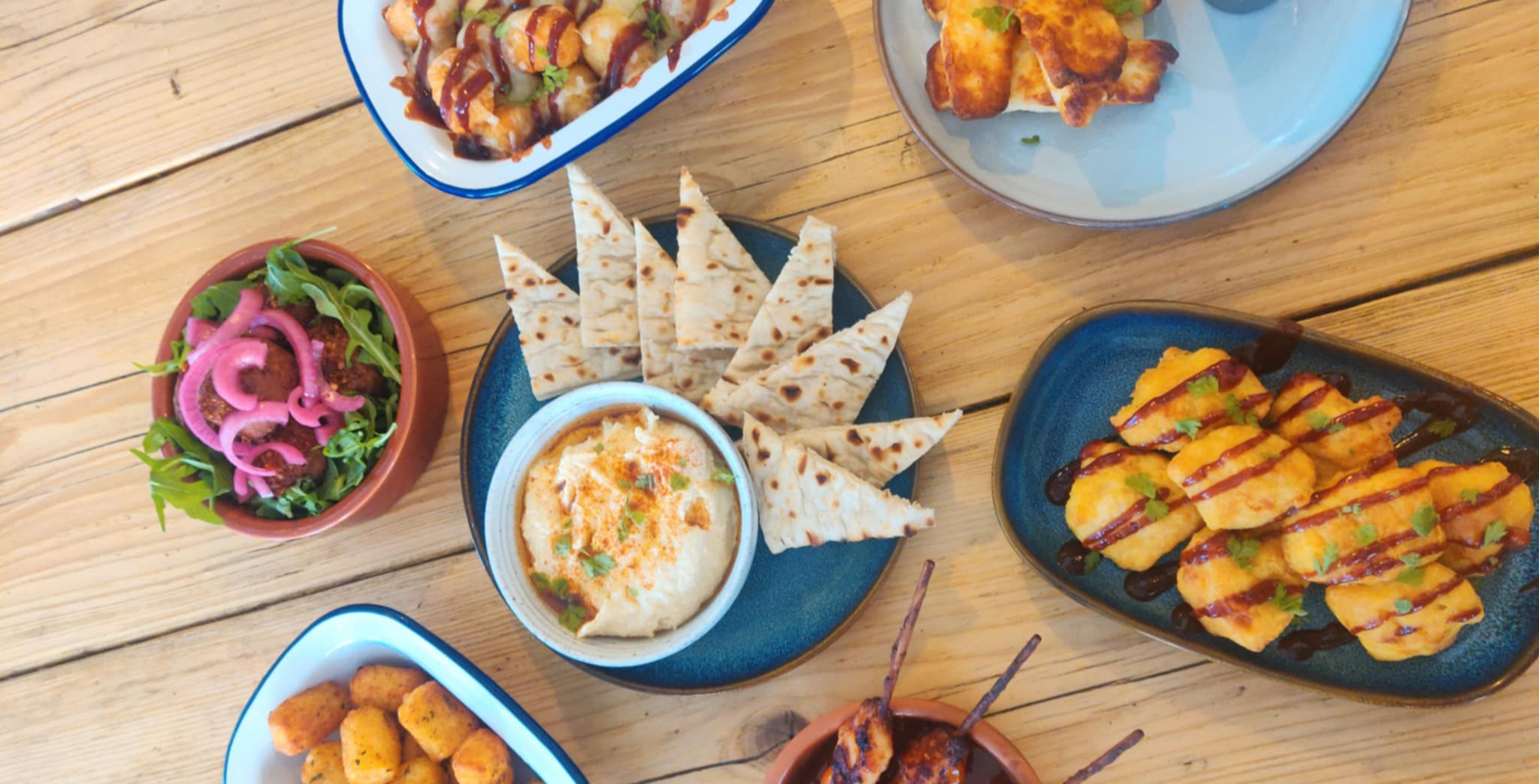 Arranged Food and Objects