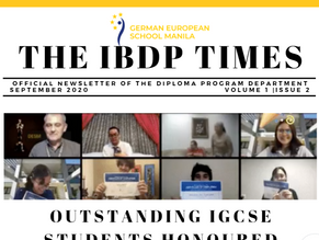 GESM's IBDP students & teachers release 2nd Newsletter issue