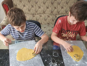 Baking Christmas cookies!