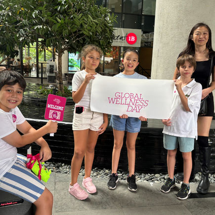Feier des Global Wellness Day in Manila