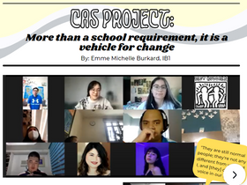 CAS Project: More than a school requirement, it's a vehicle for change